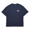 MADNESS EMBROIDERY TEE-NAVY