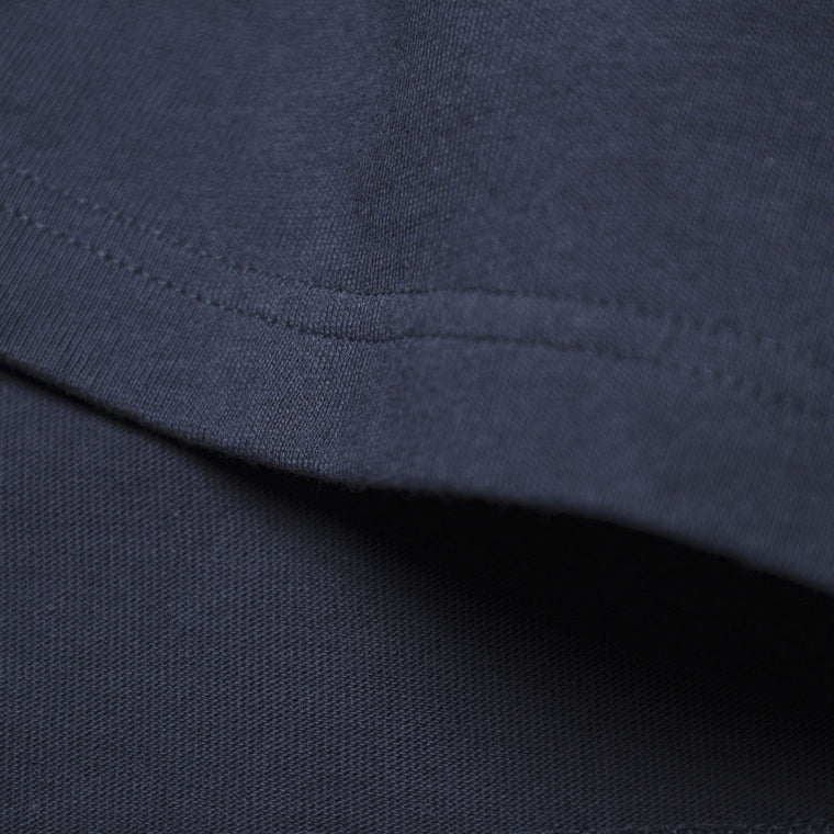 MADNESS EMBROIDERY TEE-NAVY