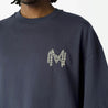 MADNESS EMBROIDERY TEE-NAVY
