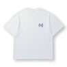 MADNESS EMBROIDERY TEE-WHITE
