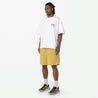 MADNESS EMBROIDERY TEE-WHITE