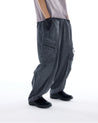 NINE POINT NINE ESCAPE T4 WIDE PANTS-WASH GREY