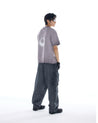 NINE POINT NINE ESCAPE T4 WIDE PANTS-WASH GREY