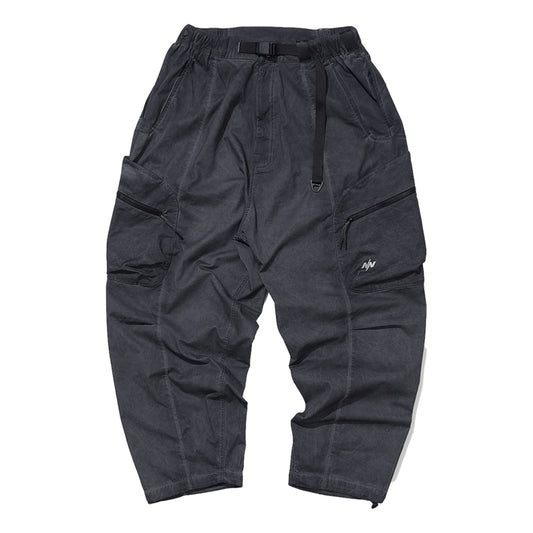 NINE POINT NINE ESCAPE T4 WIDE PANTS-WASH GREY