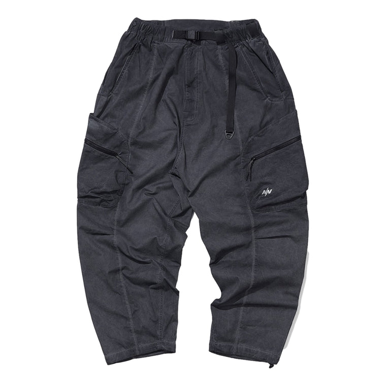 NINE POINT NINE ESCAPE T4 WIDE PANTS-WASH GREY