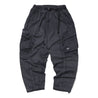 NINE POINT NINE ESCAPE T4 WIDE PANTS-WASH GREY