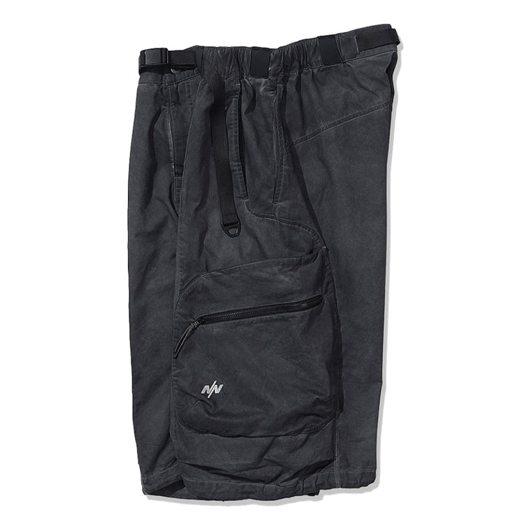 NINE POINT NINE ESCAPE T4 WIDE SHORTS-WASH GREY
