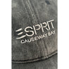 ESPRIT CAUSEWAY BAY WASHED DISTRESSED BASEBALL CAP-BLACK