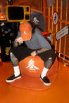 ESPRIT ESPRIT "SAN" WASHED DISTRESSED BASEBALL CAP-ORANGE