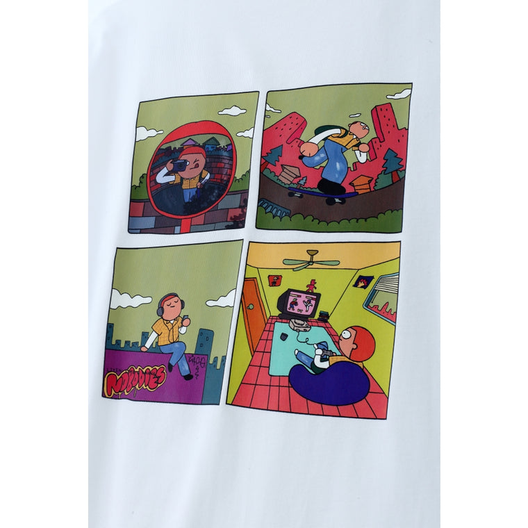 ESPRIT X MR NOBODIES GRAPHIC T-SHIRT（UNISEX）-WHITE