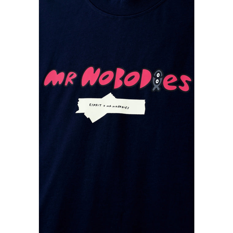 ESPRIT X MR NOBODIES GRAPHIC T-SHIRT（UNISEX）-NAVY