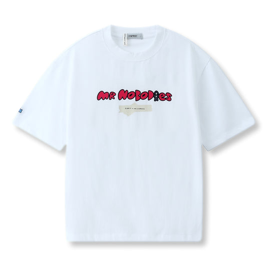 ESPRIT X MR NOBODIES GRAPHIC T-SHIRT（UNISEX）-WHITE