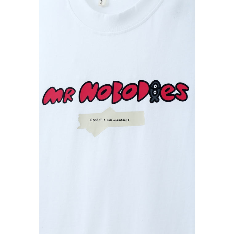ESPRIT X MR NOBODIES GRAPHIC T-SHIRT（UNISEX）-WHITE