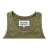 NEUTRAL SOCIETY ESSENTIAL CROPPED TANK-OLIVE