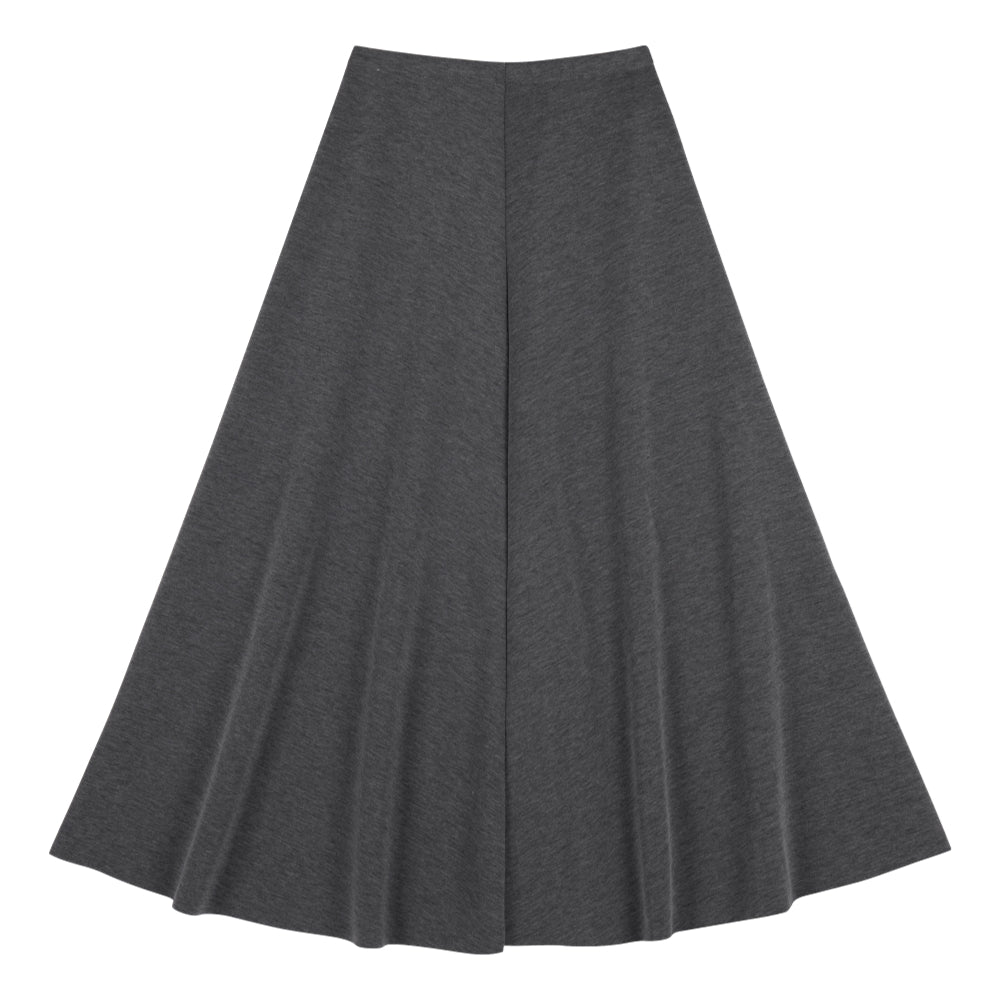 NEUTRAL SOCIETY ESSENTIAL DAILY SKIRT-DARK GREY