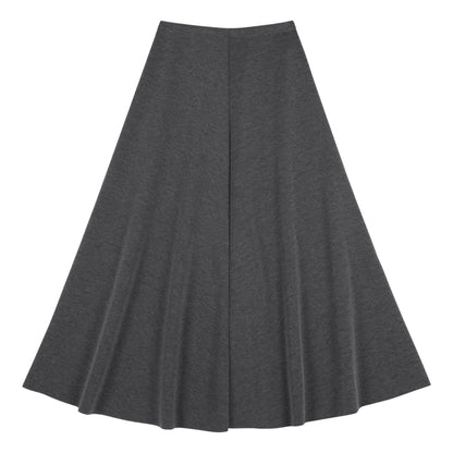 NEUTRAL SOCIETY ESSENTIAL DAILY SKIRT-DARK GREY