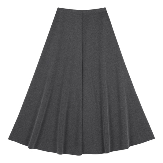 NEUTRAL SOCIETY ESSENTIAL DAILY SKIRT-DARK GREY