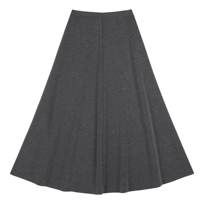 NEUTRAL SOCIETY ESSENTIAL DAILY SKIRT-DARK GREY