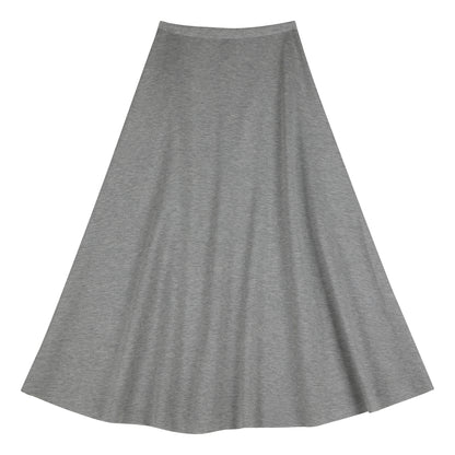 NEUTRAL SOCIETY ESSENTIAL DAILY SKIRT-LIGHT GREY