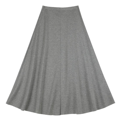 NEUTRAL SOCIETY ESSENTIAL DAILY SKIRT-LIGHT GREY