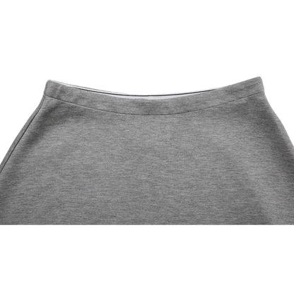 NEUTRAL SOCIETY ESSENTIAL DAILY SKIRT-LIGHT GREY