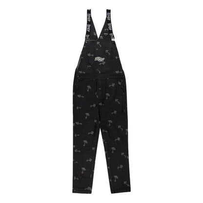 RIPNDIP EUPHORIA DENIM OVERALLS-BLACK
