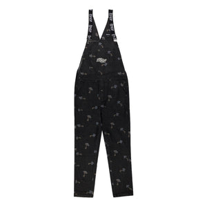 RIPNDIP EUPHORIA DENIM OVERALLS-BLACK
