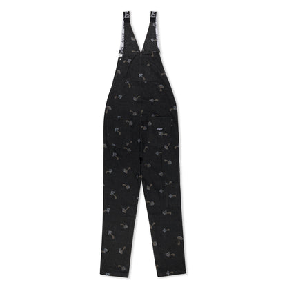 RIPNDIP EUPHORIA DENIM OVERALLS-BLACK
