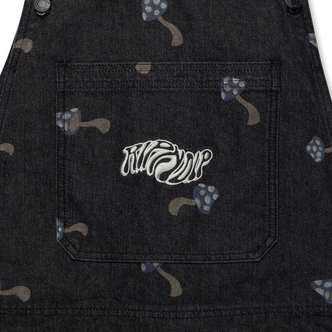 RIPNDIP EUPHORIA DENIM OVERALLS-BLACK
