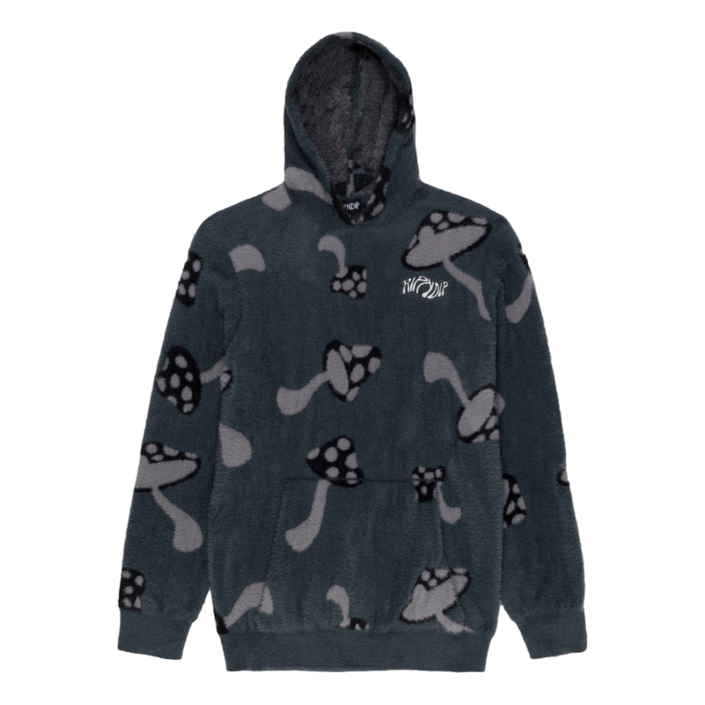 RIPNDIP EUPHORIA FAUX MOHAIR HOODIE-GREEN