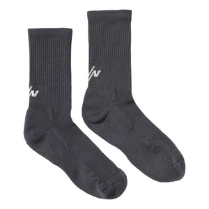NINE POINT NINE ELEMENT COOLMAX SMALL LOGO SOCKS-GREY