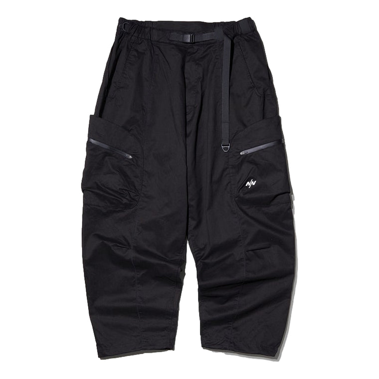 NINE POINT NINE ELEMENT DYE POCKET PANTS-BLACK