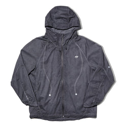 NINE POINT NINE ELEMENT DYE WINDBREAKER JACKET-WASHED BLACK