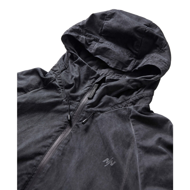 NINE POINT NINE ELEMENT DYE WINDBREAKER JACKET-WASHED BLACK