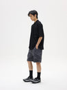 NINE POINT NINE ELEMENT S/S POLO SHIRT-BLACK
