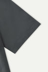 ESPRIT EMBROIDERED LOGO T-SHIRT-DARK GREY