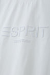 ESPRIT EMBROIDERED LOGO T-SHIRT-WHITE