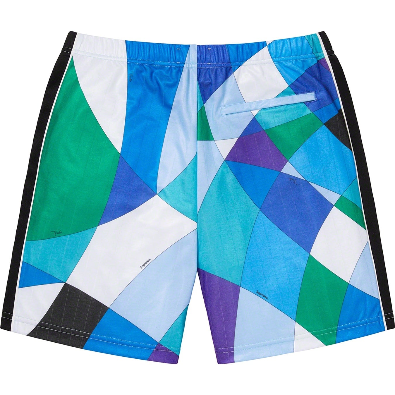 SUPREME EMILIO PUCCI SOCCER SHORT-BLUE