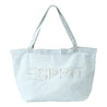 ESPRIT WASHED LOGO TOTE BAG-BLUE