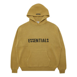 FOG ESSENTIALS KNIT PULLOVER HOODIE-AMBER