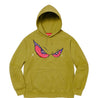 SUPREME EYES HOODED SWEATSHIRT-MOSS