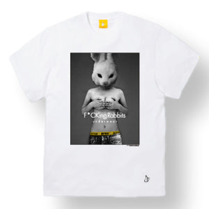 #FR2 F*CKING RABBITS T-SHIRT-WHITE