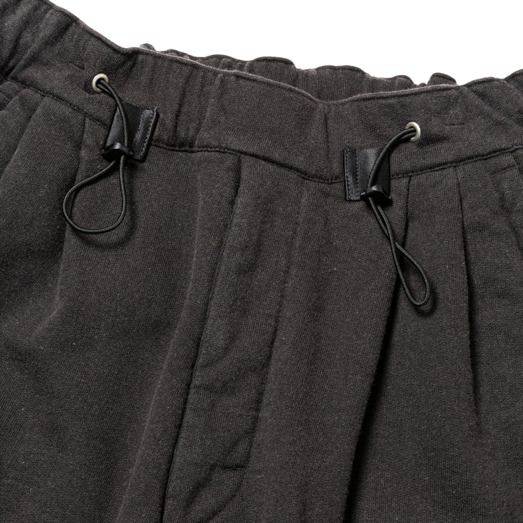 MEANSWHILE FADE FATIGUE SWEAT PANT-BLACK