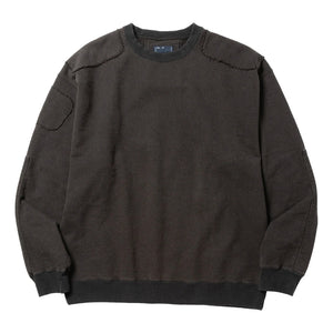 MEANSWHILE FADE PAD SWEATSHIRT-BLACK
