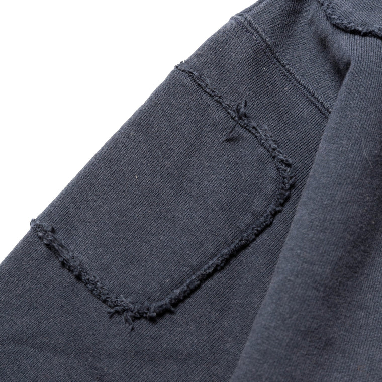 MEANSWHILE FADE PAD SWEATSHIRT-NAVY
