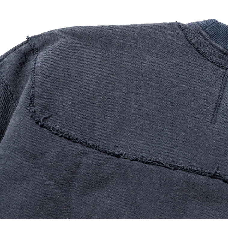 MEANSWHILE FADE PAD SWEATSHIRT-NAVY