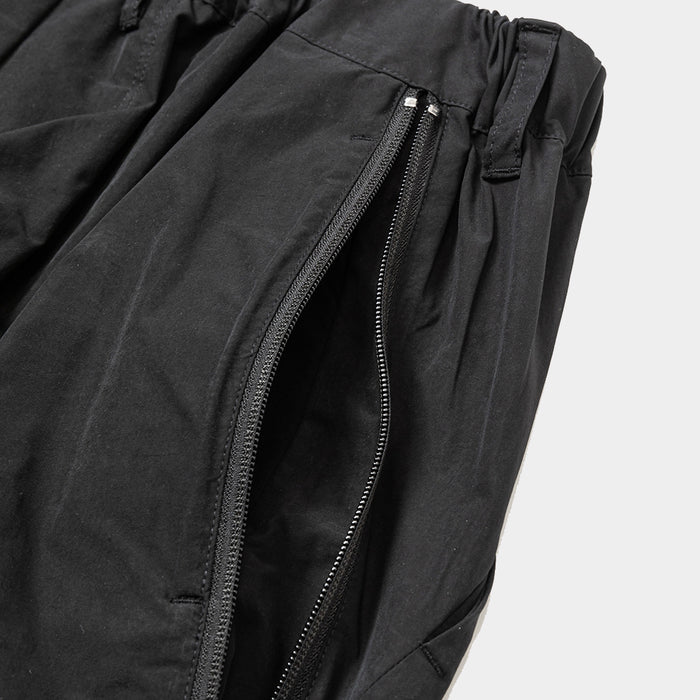 MEANSWHILE FATIGUE SIDE ZIP PANT-LAMP BLACK