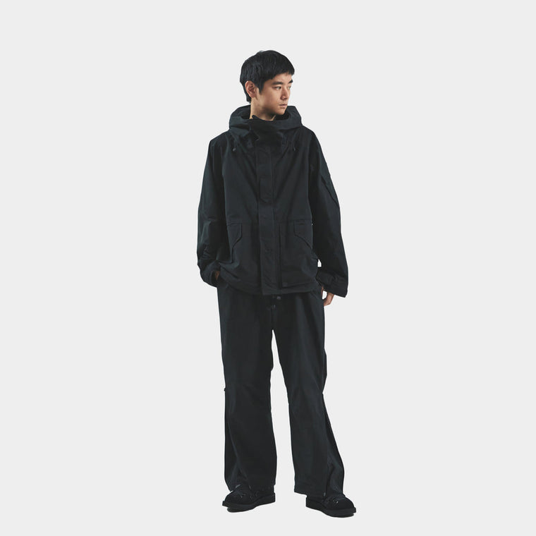 MEANSWHILE FATIGUE SIDE ZIP PANT-LAMP BLACK