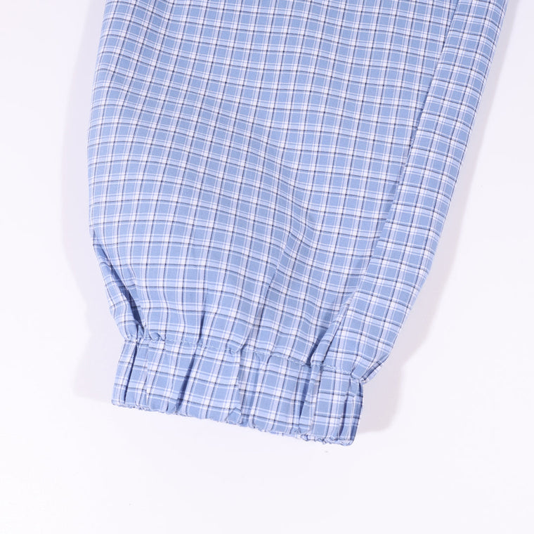 A[S]USL FEAR IS A RECATION COACH JACKET-BLUE CHECKERED