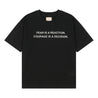 A[S]USL FEAR IS A RECATION TEE-BLACK
